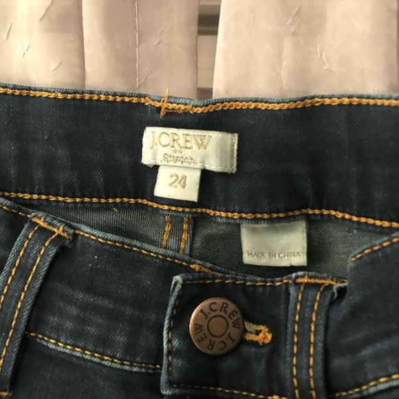 💙3/$25 J Crew Stretch Super Skinny Indigo Jeans- 24 - Picture 5 of 6